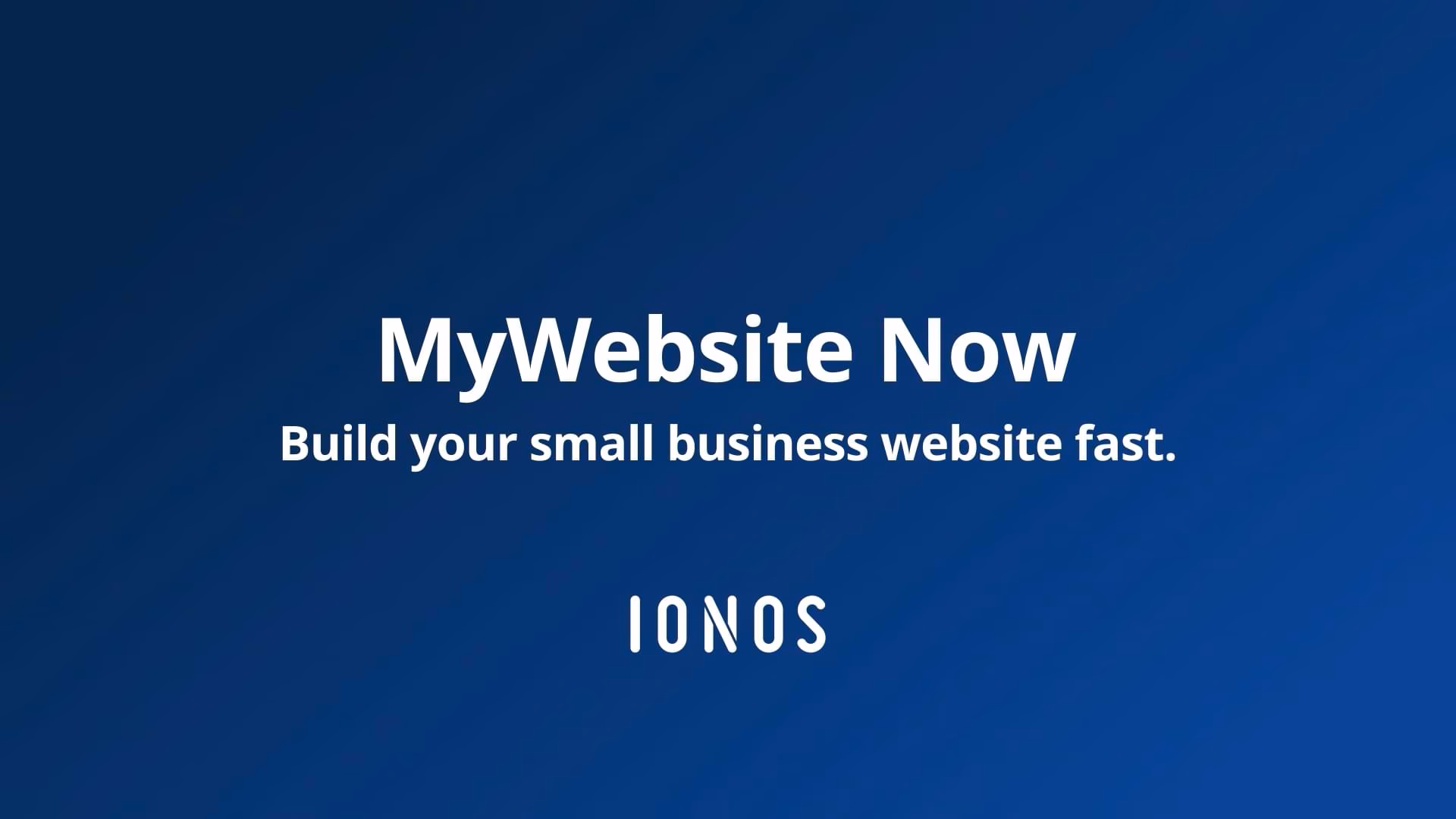 Build your small business website fast with MyWebsite Now